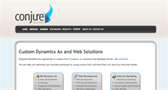 Desktop Screenshot of conjuresolutions.com